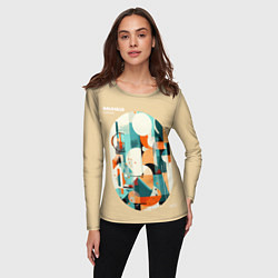 Лонгслив женский Баухаус - Ацтек, цвет: 3D-принт — фото 2