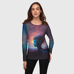Лонгслив женский Четвертое измерение, цвет: 3D-принт — фото 2