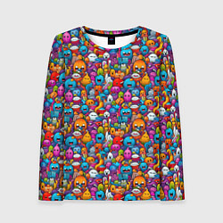 Женский лонгслив Маленькие монстрики