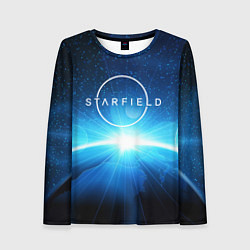 Женский лонгслив Logo Starfield space