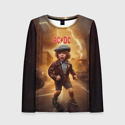 Женский лонгслив ACDC boy