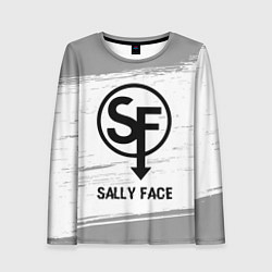 Лонгслив женский Sally Face glitch на светлом фоне, цвет: 3D-принт