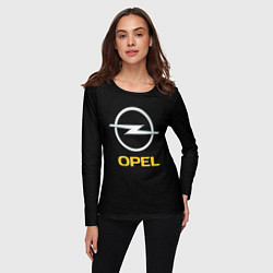 Лонгслив женский Opel sport car, цвет: 3D-принт — фото 2