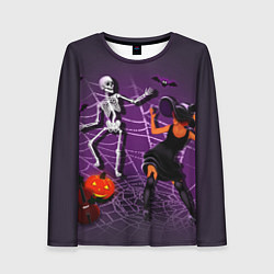 Лонгслив женский Halloween Party October 30, цвет: 3D-принт