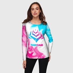 Лонгслив женский Warframe neon gradient style, цвет: 3D-принт — фото 2