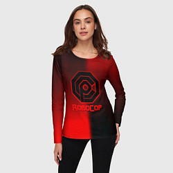 Лонгслив женский Robocop 2023, цвет: 3D-принт — фото 2