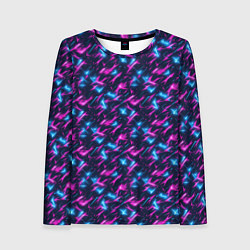 Лонгслив женский Неоновый бум, цвет: 3D-принт