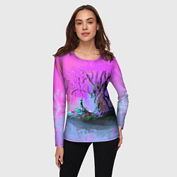 Лонгслив женский Волшебное дерево, цвет: 3D-принт — фото 2