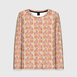 Женский лонгслив Тигрица со змейкой