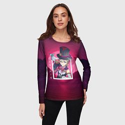 Лонгслив женский Лини иллюзионист, цвет: 3D-принт — фото 2