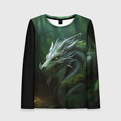 Женский лонгслив Зеленый дракон 2024 года