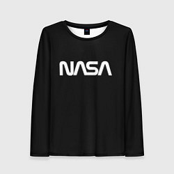 Лонгслив женский NASA space logo, цвет: 3D-принт
