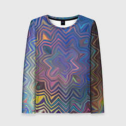 Женский лонгслив Абстрактная мандала