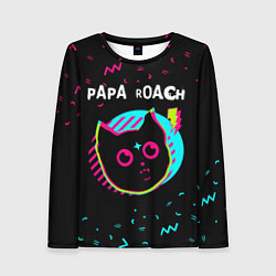 Лонгслив женский Papa Roach - rock star cat, цвет: 3D-принт