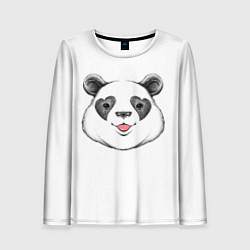 Лонгслив женский Влюблённый панда, цвет: 3D-принт