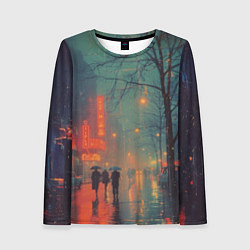 Женский лонгслив Пасмурный вечер