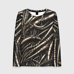 Женский лонгслив Серые трубки чужих