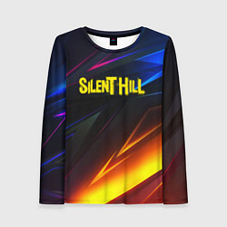Женский лонгслив Silent hill stripes neon