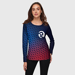 Лонгслив женский ARC Raiders неоновые соты, цвет: 3D-принт — фото 2