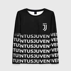 Лонгслив женский Juventus pattern fc club steel, цвет: 3D-принт