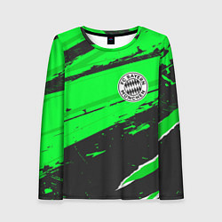 Женский лонгслив Bayern sport green