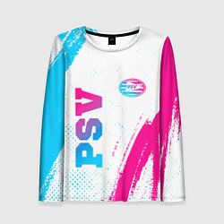 Женский лонгслив PSV neon gradient style вертикально