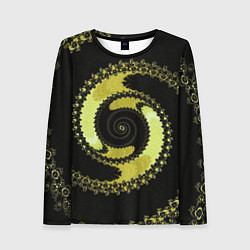 Женский лонгслив Вращение фрактал