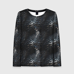 Женский лонгслив Блестящая металлическая броня