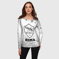 Лонгслив женский Roma sport на светлом фоне, цвет: 3D-принт — фото 2