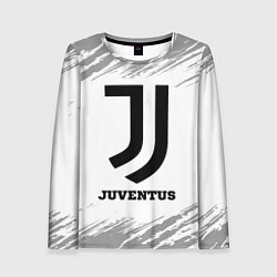 Лонгслив женский Juventus sport на светлом фоне, цвет: 3D-принт