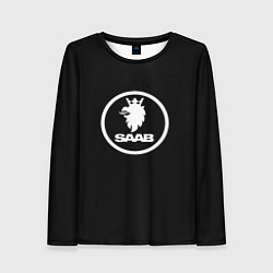 Женский лонгслив Saab avto logo