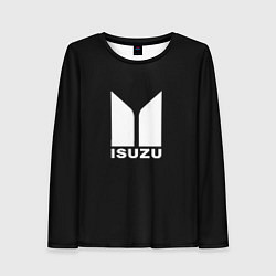 Женский лонгслив Isuzu white logo