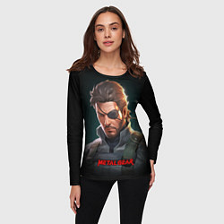 Лонгслив женский Веном Снейк из игры Metal gear, цвет: 3D-принт — фото 2