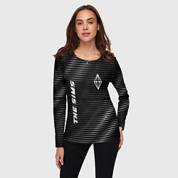 Лонгслив женский The Sims metal game lines, цвет: 3D-принт — фото 2