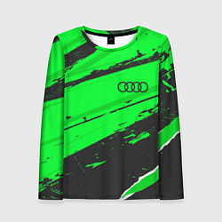 Женский лонгслив Audi sport green