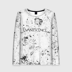 Лонгслив женский Evanescence dirty ice, цвет: 3D-принт