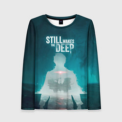 Женский лонгслив Still wakes the deep силуэт
