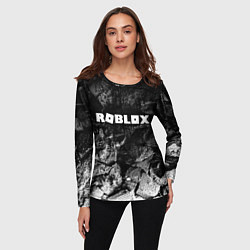 Лонгслив женский Roblox black graphite, цвет: 3D-принт — фото 2