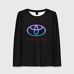 Женский лонгслив Toyota neon steel