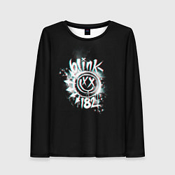 Лонгслив женский Blink-182 glitch, цвет: 3D-принт