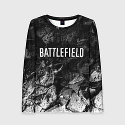 Лонгслив женский Battlefield black graphite, цвет: 3D-принт