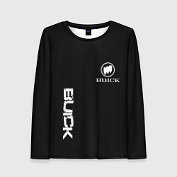 Женский лонгслив Buik logo white