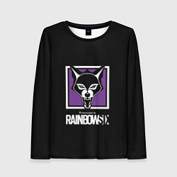 Лонгслив женский Rainbow six logo ubisoft, цвет: 3D-принт