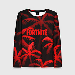 Женский лонгслив Fortnite tropic red