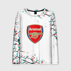 Женский лонгслив Arsenal fc текстура