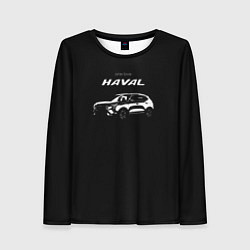 Женский лонгслив One love Haval чёрный