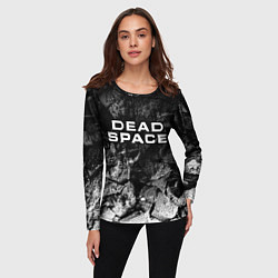 Лонгслив женский Dead Space black graphite, цвет: 3D-принт — фото 2
