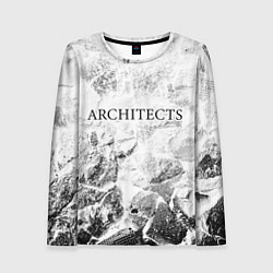 Лонгслив женский Architects white graphite, цвет: 3D-принт