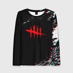 Женский лонгслив Dead by daylight глитч