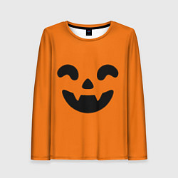 Женский лонгслив Весёлая тыква верх
